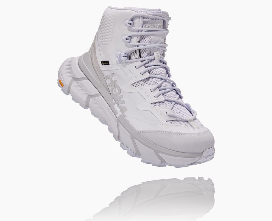 Hoka Mens Hiking Boots NZ - Hoka One One Tennine Hike Gtx White (BTY205716)